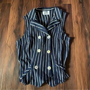 Y2K 80’s 90’s Tank mock suit top Small
